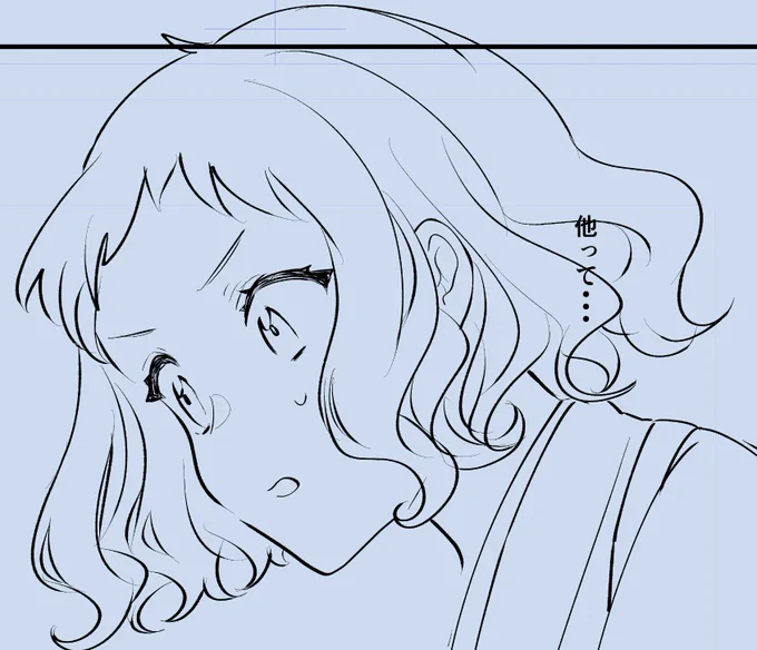 釣り目の子描くのって楽しい 