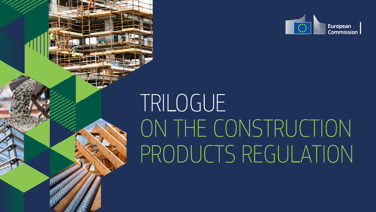 EU_Growth's tweet photo. 🤝We have an agreement!
@Europarl_EN &amp; @EUCouncil sign a revised #Construction Products Regulation!

It will help the industry:

☝️use the #SingleMarket
🔀make green &amp; digital transitions
🗓️update standards
💼be #SME friendly

More here👉 https://t.co/QLPzdxDrfg
#EUConstruction https://t.co/Z9eBU9BJA2