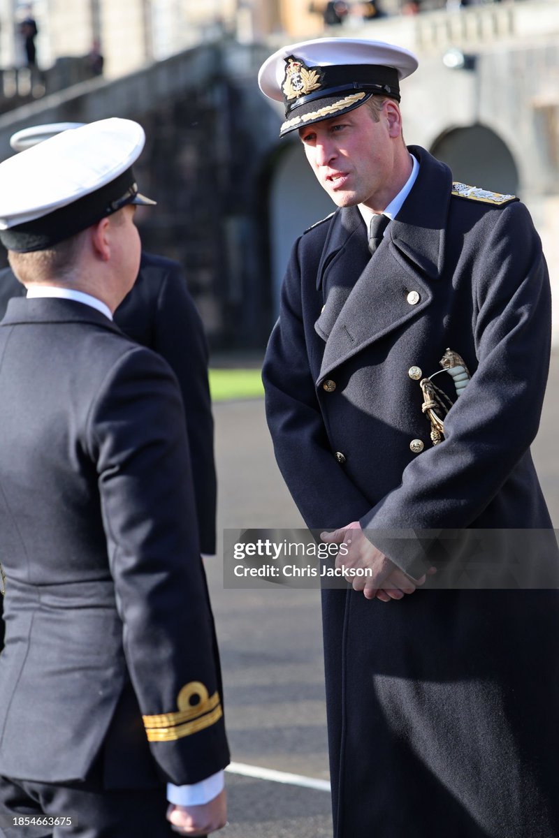 HRH The Prince of Wales took the salute today at the Lord High Admiral's Divisions on behalf of His Majesty The King.