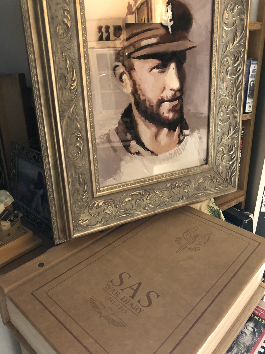 kev9348's tweet photo. 14th Dec marks the 68th annianniversary of one a Britain’s greatest special forces soldier! One of the founders of the SAS, LT COL Robert Blair ‘Paddy’ mayne 
@authordlewis @blair_mayne #PaddyMayne #SASFounder #SpecialAirService #MilitaryPortrait #SAS https://t.co/PjzTmXwCAw