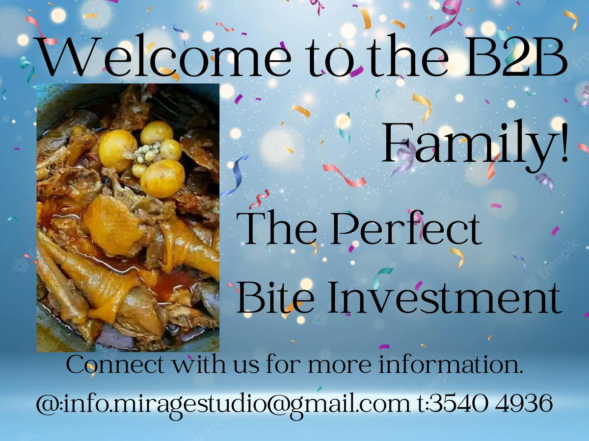 MirageStudio5's tweet photo. We would like to extend a very warm #B2BWelcome to #ThePerfectBite. For delicious meals fit for all occasions and décor, please visit this #SmallBusiness listing on our #B2Bwebsite https://t.co/fO29fp9Jpv We are also on #WhatsApp https://t.co/7lVPTkeBO9 #B2Bmember #eSwatini https://t.co/ZS1v6IG0RL