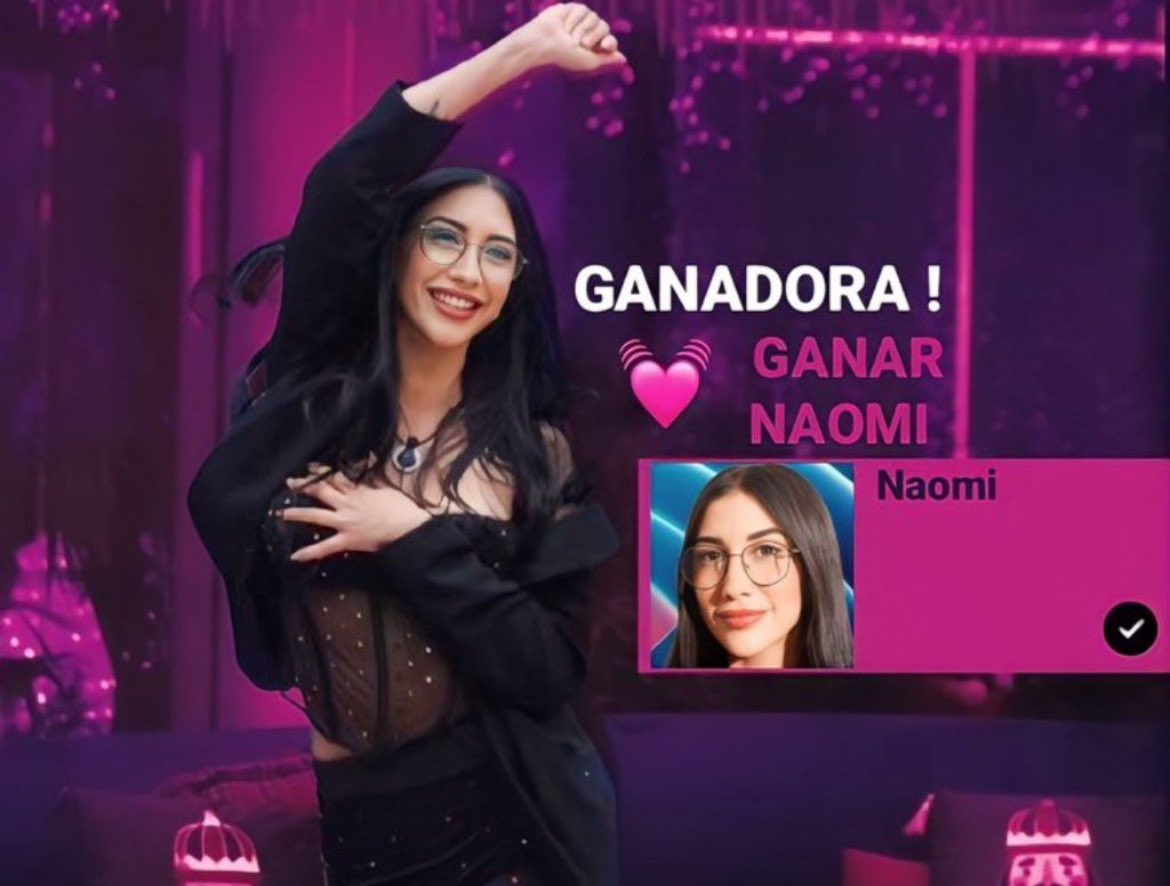 LolitixSV's tweet image. GANADORA NAOMI 💓 y de aquí no me baja nadie 💜💎!!!!!

#GHVIP13D #GHVIP14D