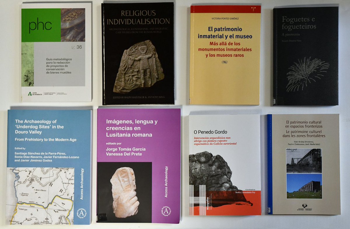Novos ingresos na biblioteca do #MuseoCastroViladonga
#50AnosCastroViladonga #patrimoniocultural #arqueoloxía
Consulta en sala todos os días (excepto 24, 25 e 31 decembro, 1 e 6 xaneiro). De 10 a 20 h (marzo-outubro) 10 a 19 h (novembro-febreiro)
catalogo-rbgalicia.xunta.gal/cgi-bin/koha/o…