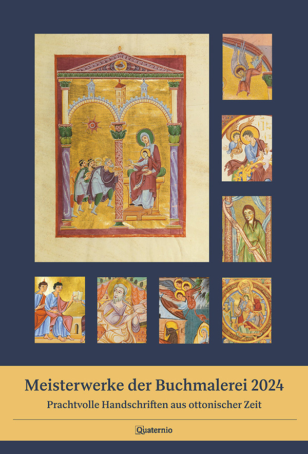 Der auf Faksimile-Editionen spezialisierte Quaternio Verlag Luzern stellt für 2024 in seiner Kalenderreihe Meisterwerke der Buchmalerei einige der schönsten mittelalterlichen Handschriften aus ottonischer Zeit vor. quaternio.ch/edition-buch-k…