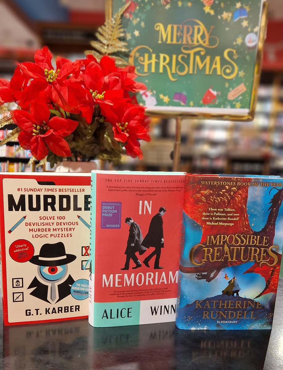 Have you seen our brilliant books of the year? Our in store favourites are Impossible Creatures and Murdle.
