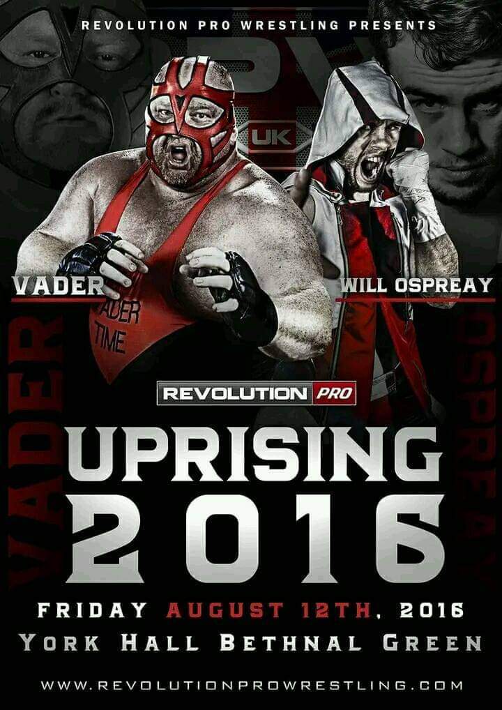 ftlowrestling's tweet photo. Who remembers this event and match?

Were you there?

#WillOspreay #Vader #BigVanVader #RIPVader #RevProWrestling #wrestling #WrestlingCommunity #UKWrestling https://t.co/PQvwrM52xX