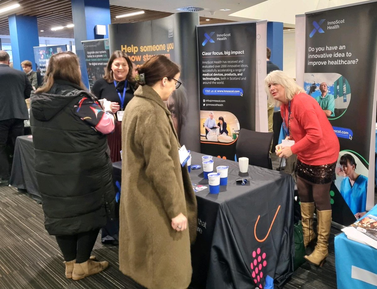 innoscothealth's tweet photo. Great buzz at #DigiFest23, with our team speaking to attendees about their thoughts and ideas for digital innovation in healthcare. #DigiCare4Scot
Come talk to us if you're at @TIC_conferences, or book an online consultation ๐ https://t.co/Uu04k40uWS https://t.co/azS3yu1bfV