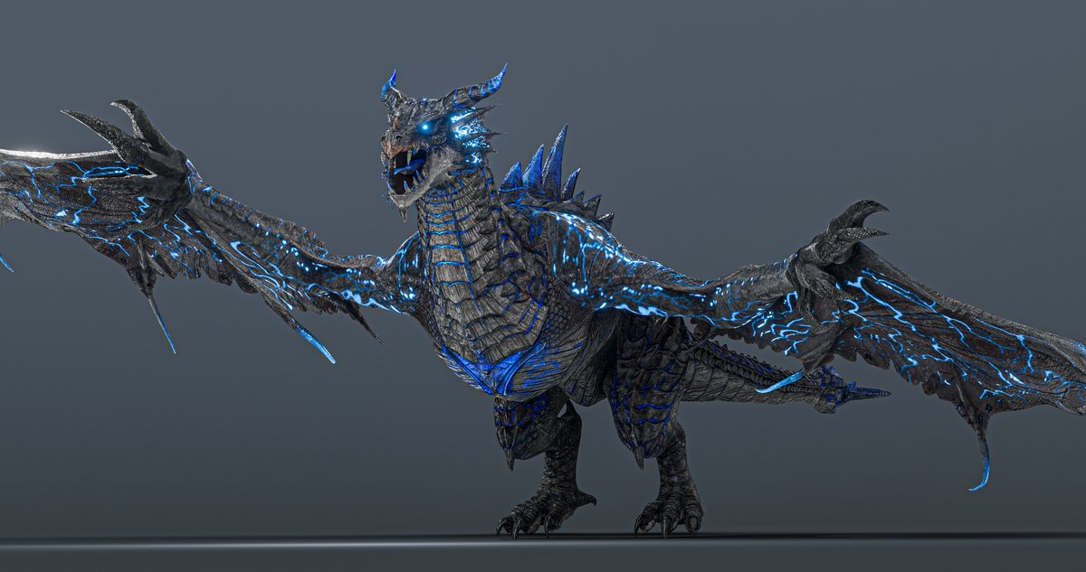 3d_secret's tweet photo. Available for download now
Thunderstrorm dragon - rigged
https://t.co/hcjcuIvitV

#blender #3dmodel #3d #eevee #3d #3dgame #b3d #VRChat #3dasset #3Dプリンター #gumroad #blender #houdini #3dmodeling #Blender初心者 #b3d https://t.co/FRFM4yPQS7