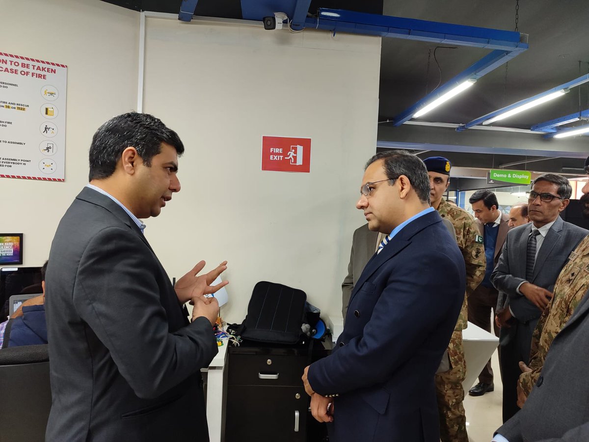 We were truly honored by the recent visit of @umarsaif , Minister of IT, to Rapidev. It was a privilege to showcase and demonstrate our innovative products during his visit.