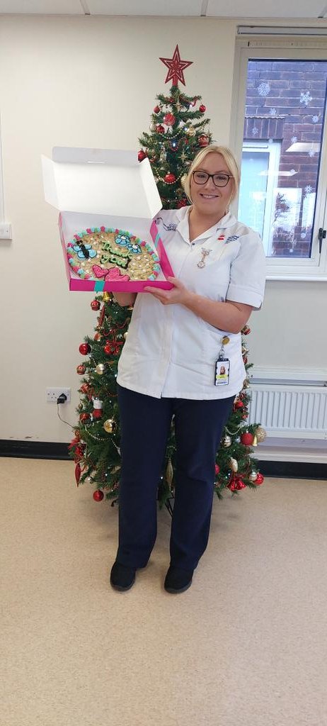 Our brilliant Student Nurse Tanya brought us a thank you cookie! She has enjoyed her placement here at Belsay and learned so much
<a href="/NewcastleHosps/">Newcastle Hospitals</a>