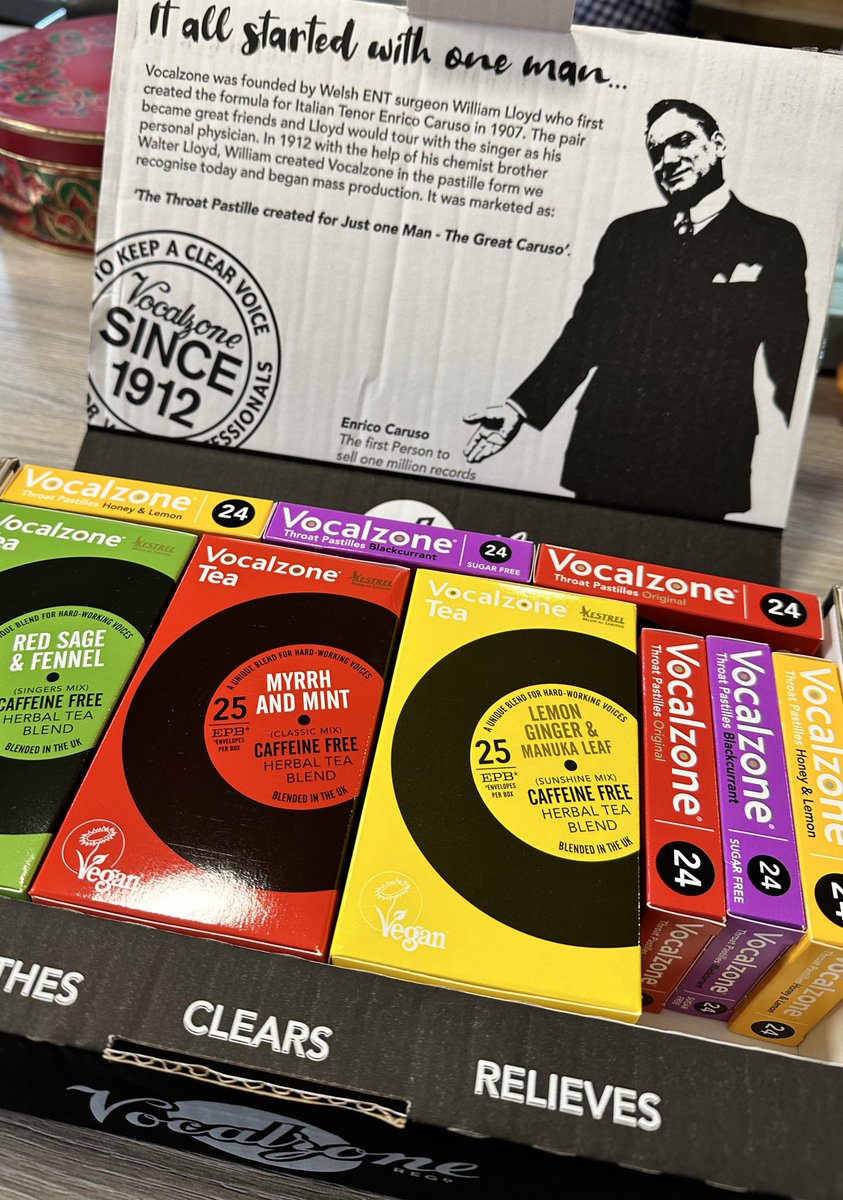Thank you <a href="/VocalzoneHQ/">Vocalzone</a> for our treats!! It will get all our panto cast <a href="/theLBT/">Lawrence Batley Theatre</a> through this season for sure!!! ✨😍👏🏽👏🏽