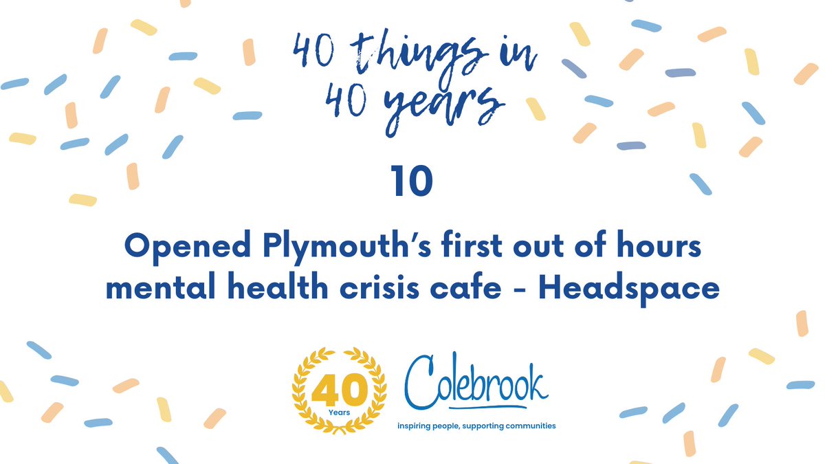 𝟒𝟎 𝐭𝐡𝐢𝐧𝐠𝐬 𝐢𝐧 𝟒𝟎 𝐲𝐞𝐚𝐫𝐬 𝐨𝐟 𝐂𝐨𝐥𝐞𝐛𝐫𝐨𝐨𝐤 𝐒𝐨𝐮𝐭𝐡 𝐖𝐞𝐬𝐭  

 #colebrookis40colebrookis40 #40thanniversary #celebrating40years