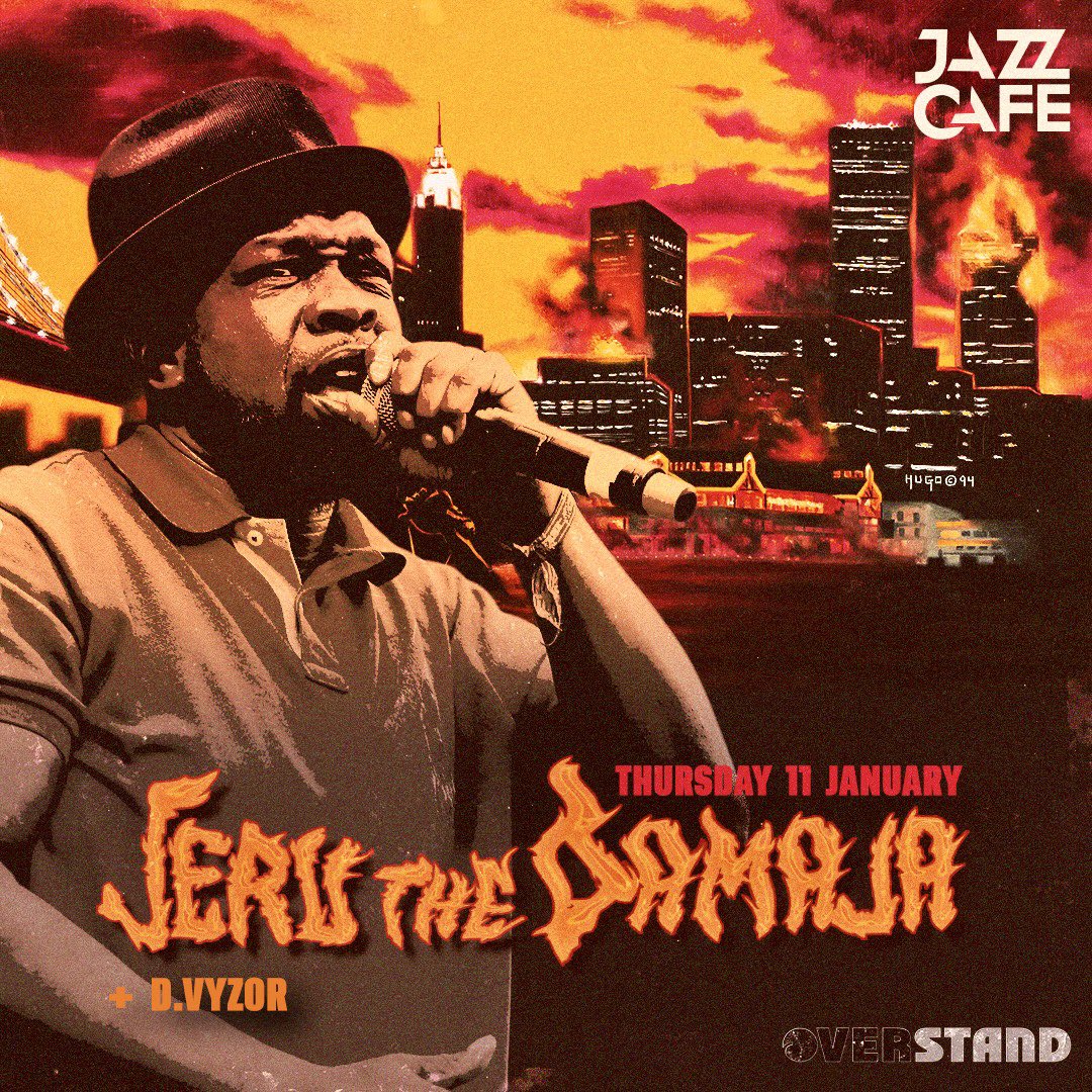 DVyzor's tweet photo. @Jeruthedamaja @TheJazzCafe in January ! Looking forward to Djing supporting the legendary microphone controller 🔥❤️ 11/01/2024 thursday!

Tickets: https://t.co/H0WFHZKFof https://t.co/agPIE6s88t