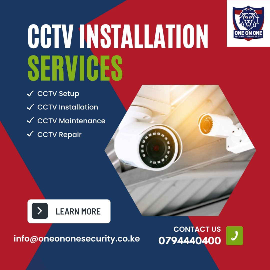 1on1SecurityLtd's tweet photo. Don't just deter, detect. Our CCTV solutions keep your space safe and secure.
Call us today for installation and monitoring
0794440400
#yoursecuritystartshere
#EPRA Azziad Mungiki Uhuru leaves Azimio #KRAHitsOneTrillion e.g.h cynthia maina Eugine wamalwa uhuru opposition leader https://t.co/DTUBMhB3AY