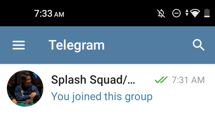 pakmang20's tweet photo. @C2BLA I dL telegram ND join splash squad group now what.
This the right one. No talking aloud right. https://t.co/hwN6DwB878