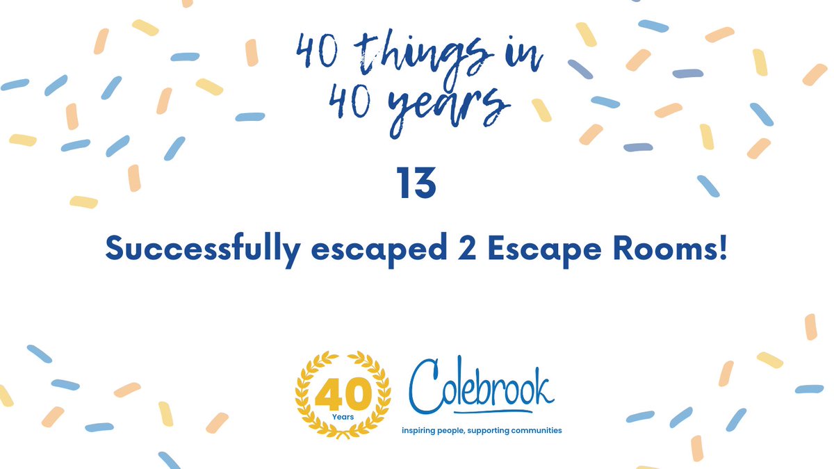 𝟒𝟎 𝐭𝐡𝐢𝐧𝐠𝐬 𝐢𝐧 𝟒𝟎 𝐲𝐞𝐚𝐫𝐬 𝐨𝐟 𝐂𝐨𝐥𝐞𝐛𝐫𝐨𝐨𝐤 𝐒𝐨𝐮𝐭𝐡 𝐖𝐞𝐬𝐭
   #colebrookis40colebrookis40 #40thanniversary #celebrating40years