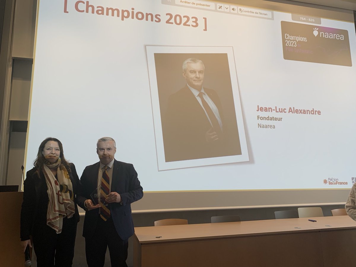 jeanlucbeylat's tweet photo. Grand grand millésime des champions du ⁦@Pole_Systematic⁩ avec ⁦@ACCENTA_AI⁩ ⁦@ecomesure⁩ ⁦@NAAREA_xamr⁩ et #Sipearl bravo à tous! ⁦@DGEntreprises⁩ ⁦@iledefrance⁩ ⁦@ADublanche⁩ ⁦@Bpifrance⁩ ⁦@Economie_Gouv⁩ ⁦@SubeFadwa⁩ https://t.co/a1L3CFRwdE