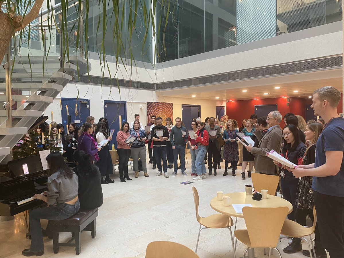 Dr Cathryn Lewis (@cathrynlewis) on Twitter photo Lovely <a href="/SGDPCentreKCL/">SGDP Centre KCL</a> Christmas celebration in the Atrium with carols lead by <a href="/KingsIoPPN/">Institute of Psychiatry, Psychology & Neuroscience</a> chaplain, Jenny Morgans.
Massive thanks to our placement students, Persia and Aliyah, for stepping in at the last minute on the piano. Saved the day! Lovely <a href="/SGDPCentreKCL/">SGDP Centre KCL</a> Christmas celebration in the Atrium with carols lead by <a href="/KingsIoPPN/">Institute of Psychiatry, Psychology & Neuroscience</a> chaplain, Jenny Morgans.
Massive thanks to our placement students, Persia and Aliyah, for stepping in at the last minute on the piano. Saved the day!