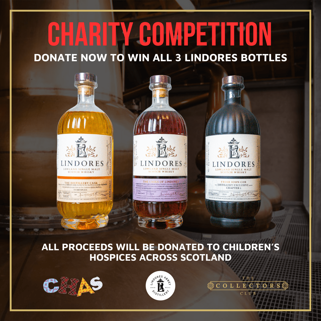 Win a trio of whiskies in support of CHAS!

A trio of Lindores Abbey whiskies are available as part of this fantastic raffle! Tickets are just 99p - thank you to Richard for organising, in association with The Collectors Club! 💛🥃

To enter, visit 👇

thecollectorsclubcompetitions.com/whisky-competi…