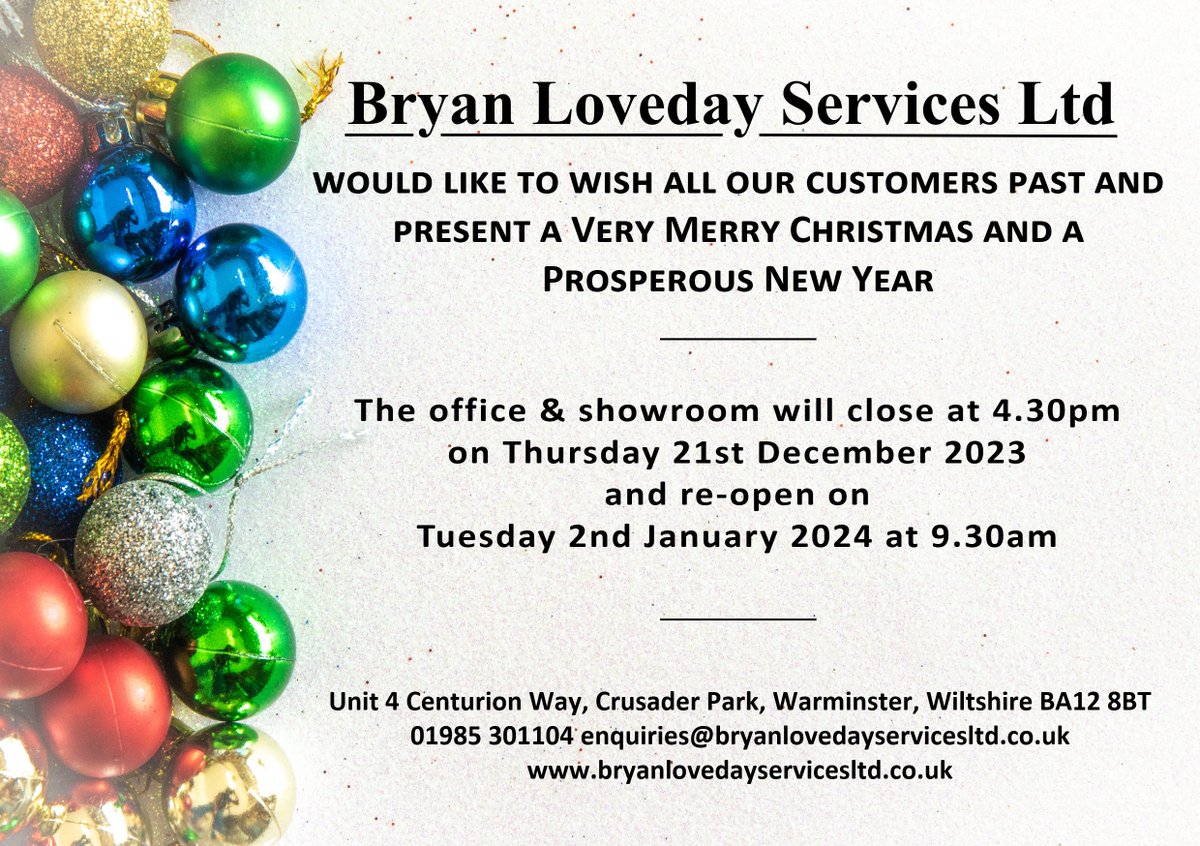 Bryan Loveday Services Ltd tweet media