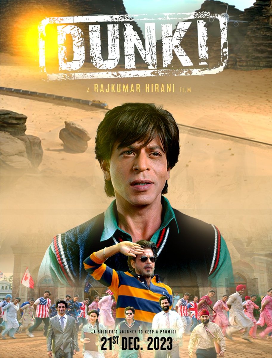 Who is your Favorite Drop Of #Dunki.

Drop 1 #DunkiTeaser
Drop 2 #LuttPuttGaya
Drop 3 #NikleTheKabhiHumGharSe 
Drop 4 #DunkiTrailer
Drop 5 #OMaahi 

SHAH RUKH KHAN's - DUNKI 21st Dec 2023!