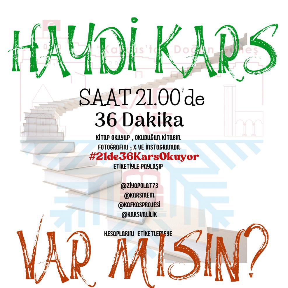 Haydi Kars okuma zamanı!