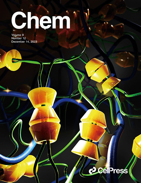 Thrilled to share that our research on double-threaded slide-ring networks has been featured as the cover art for Chem @Chem_CP ! Check out our work: [cell.com/chem/fulltext/…]