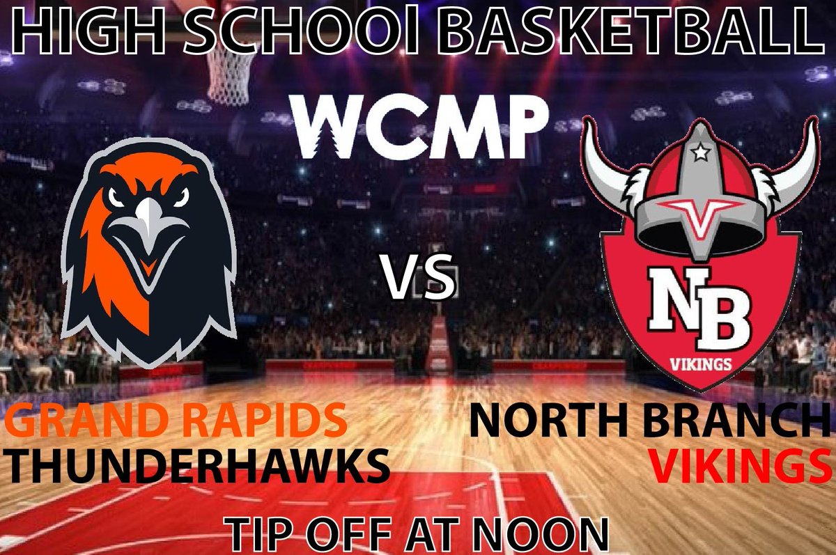 WCMP Radio (@wcmpradio) on Twitter photo Girls basketball today on WCMP!
North Branch/Rush City vs Grand Rapids Noon at Rush City High School
Listen live on 106.5FM-AM1350
Watch live at wcmpradio.com
<a href="/nbskolvikings/">N. Branch Activities</a>
<a href="/joelatt53/">Joe Lattimore Ed.S</a>
<a href="/GRgirlsball/">GR girls Basketball</a>
<a href="/GRactivities/">GR Activities</a> Girls basketball today on WCMP!
North Branch/Rush City vs Grand Rapids Noon at Rush City High School
Listen live on 106.5FM-AM1350
Watch live at wcmpradio.com
<a href="/nbskolvikings/">N. Branch Activities</a>
<a href="/joelatt53/">Joe Lattimore Ed.S</a>
<a href="/GRgirlsball/">GR girls Basketball</a>
<a href="/GRactivities/">GR Activities</a>