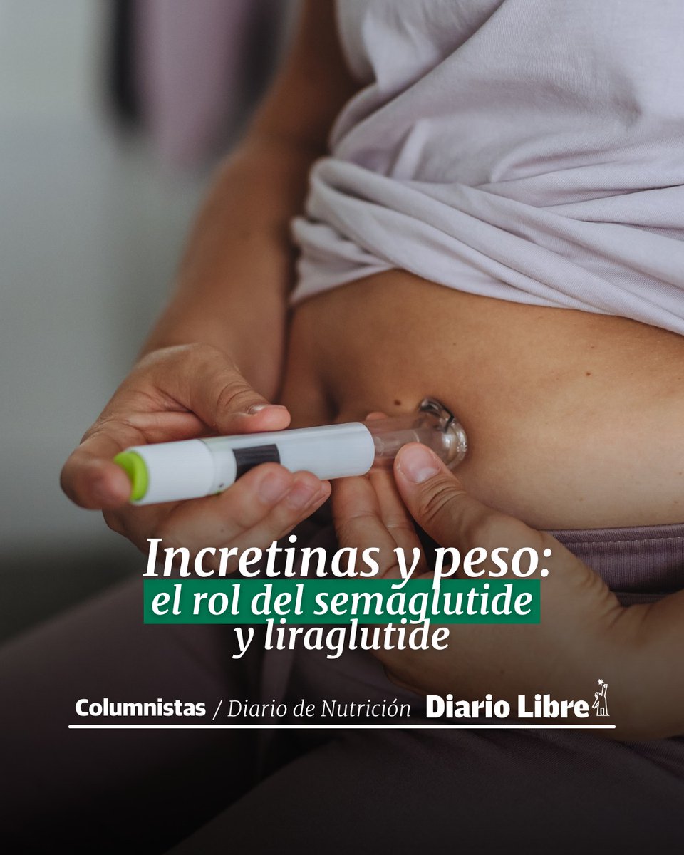 🥗 |#DiariodeNutriciónDL| ¿Has escuchado sobre unas inyecciones para control de peso? 

🔗 ow.ly/W9xf50QiPwy

#DiarioLibre #ControldePeso #Semiglutide #Liraglutide