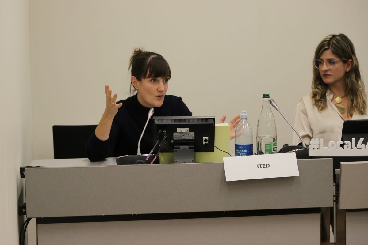 GlobalTaskforce's tweet photo. ✨#RefugeeForum Lucy Earle, @IIED #CitiesGRF #LRGDay
🎙️“We need to be thinking how to bring forward this coalition to other spaces to make it clear where the money needs to flow. To local and regional governments” #Listen2Cities https://t.co/KSbWcjm4oc