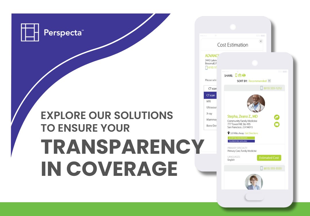 GoPerspecta's tweet image. Accurate provider data is the foundation of informed healthcare decisions. At Perspecta, we combine Price Transparency directly into our Provider Directory to ensure clarity and empowerment for all stakeholders. 

#ProviderDirectory #PriceTransparency #TransparencyInCoverage