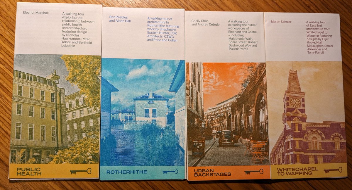 In just the past year we have published some amazing new tours by the likes of @entschwindet @dbornat @Rosamund_Lil @EleanorMarMar and Owen Hatherley all in glorious multicolour risograph. Our latest edition (Hackney Wick) went to press last night...