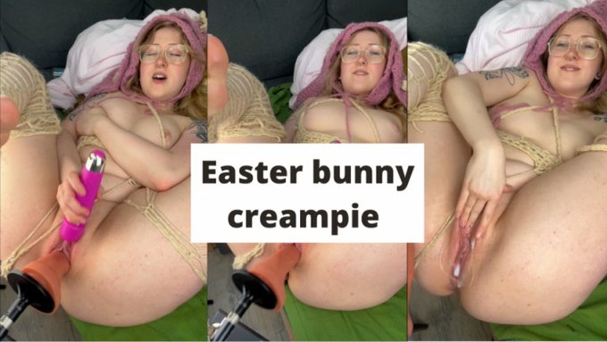 VID SOLD! Easter bunny creampie 🔥 Check it out! https://t.co/t5oweF2oxl #MVSales @manyvids https://t<a href="/tag/mvsales"class="tags"><span>#mvsales</span></a>