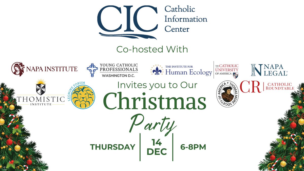 A reminder to join us tonight at @CICDC for our annual Christmas party! cicdc.org/event/christma…