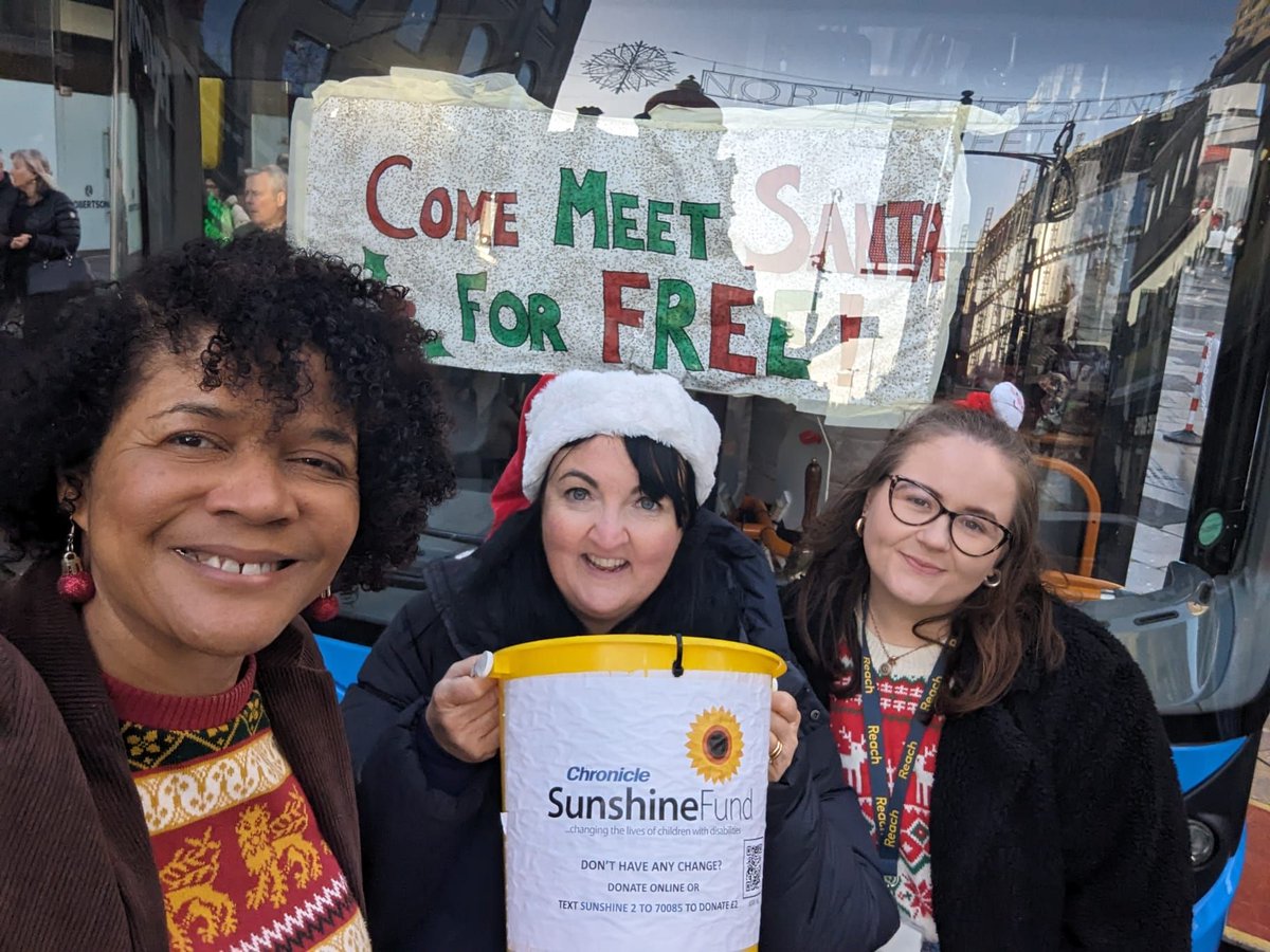 Chi Onwurah 💙 (@chionwurah) on Twitter photo Santa and the Chronicle <a href="/Sunshine_Fund/">Sunshine Fund</a> are on Northumberland Street till Sunday. Santa is welcoming children onto his bus for free! 🎅🎁🎄 Santa and the Chronicle <a href="/Sunshine_Fund/">Sunshine Fund</a> are on Northumberland Street till Sunday. Santa is welcoming children onto his bus for free! 🎅🎁🎄
