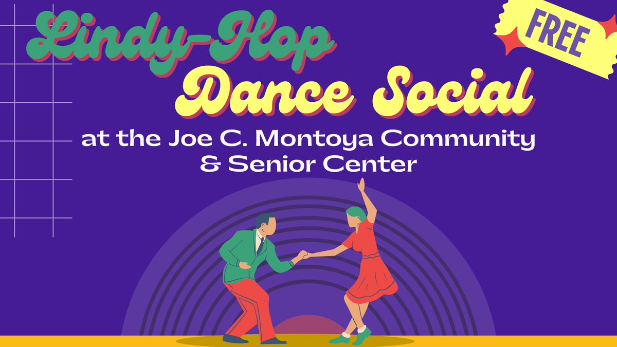 Join us on March 29th for a Lindy Hop Dance Social with the NAU Swing Jacks!

All are welcome at the Joe C. Community and Senior Center for a fun night of dancing!

Friday, March 29
7:00 - 9:00pm
flagstaffpubliclibrary.libcal.com/event/11722393…