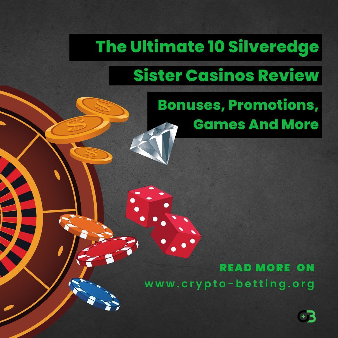 Ever wondered about casinos that measure up to Silveredge? 🌟🎲  #Crypto #CryptoBetting
Join us on a journey as we uncover detailed insights into ten remarkable sister sites closely aligned with Silveredge: buff.ly/41ohz0T