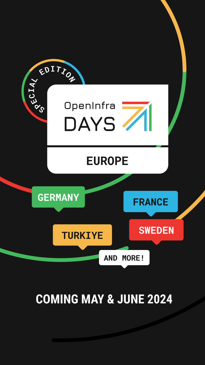 We are excited to introduce 2024’s Community-Powered, Regional #OpenInfraSummit Asia and #OpenInfra Days Europe! openinfra.dev/blog/openinfra…