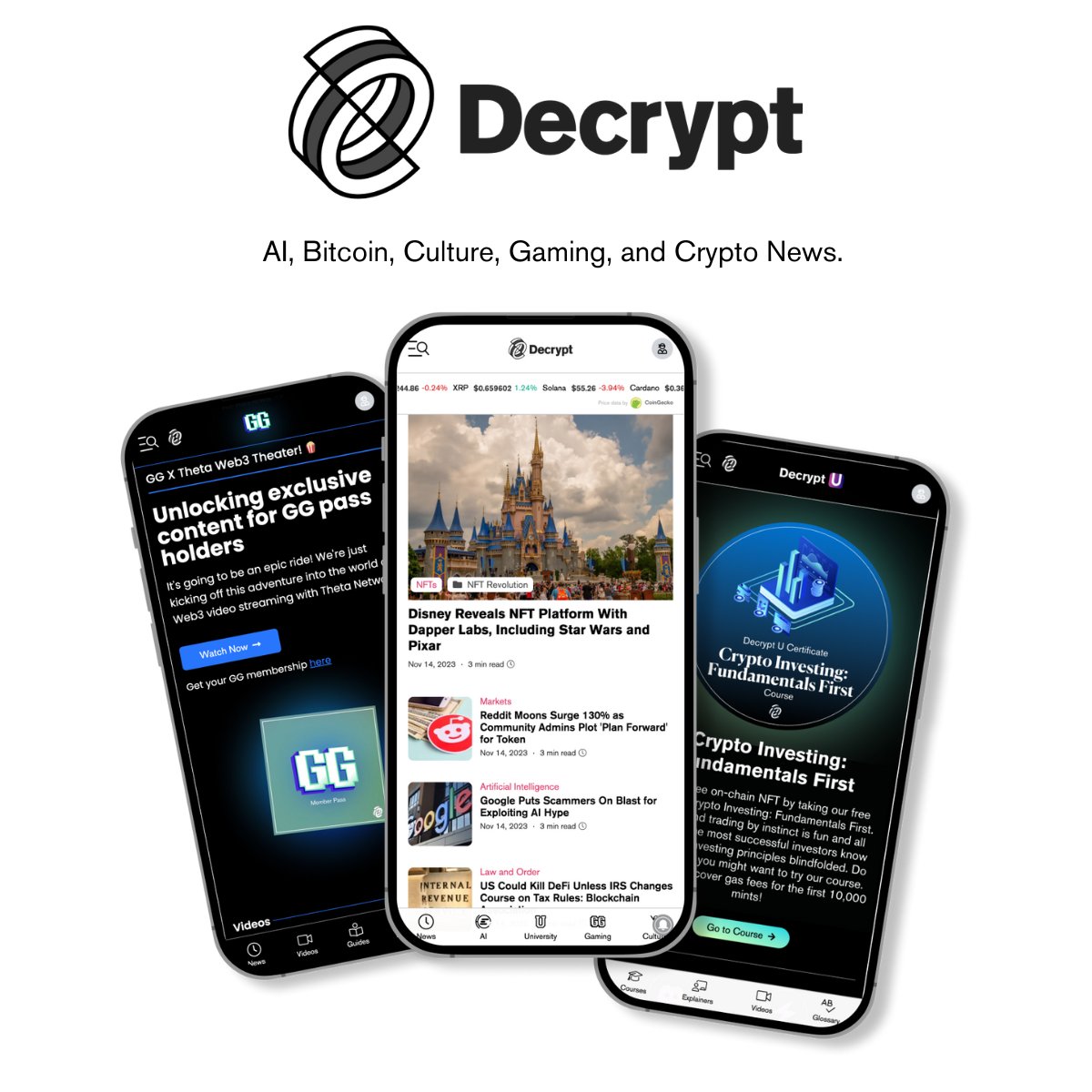 Decrypt: AI, Bitcoin, Culture, Gaming, and Crypto News - Decrypt