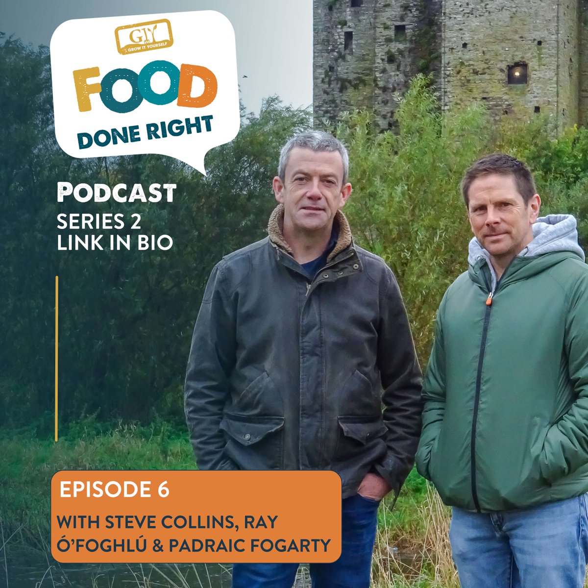 🌱 How can we encourage more effective actions around climate change & biodiversity to make them the norm rather than the exception? This and more in episode of 6 of the Food Done Right podcast with @mickkellygrows & guests > giy.ie/food-done-righ… #GIY #Podcast