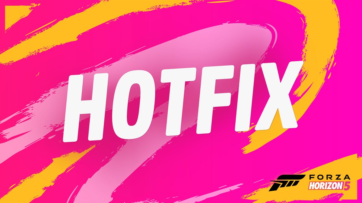 Winter getting on your nerves? Download the hotfix for #ForzaHorizon5 now, which should get rid of the loading screen and Festival Playlist rundown on every game start. support.forzamotorsport.net/hc/en-us/artic…