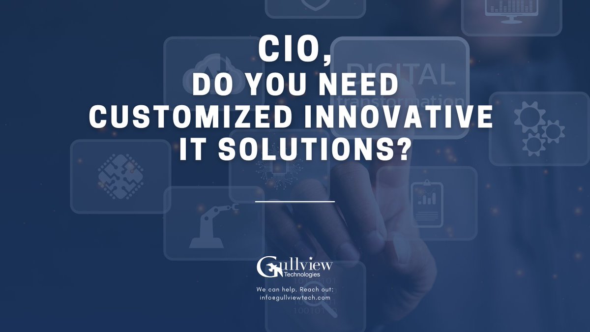 GullviewTech's tweet image. Looking for IT solutions tailored to your business needs?
Discover how Gullview Technologies can revolutionize your tech strategy with customized, innovative solutions.
Let's create the future together!
#CustomTech #InnovateWithGullview #TechLeadership