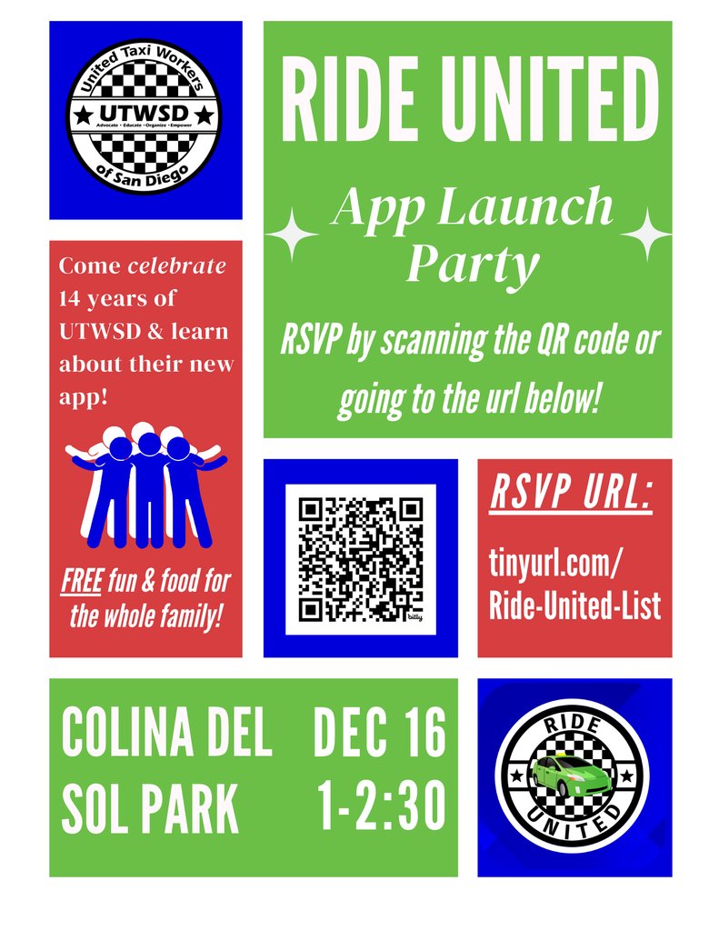 BFG member has launched their new taxi app, RideUnited 🎉⁠ And you're invited to their launch party!⁠
