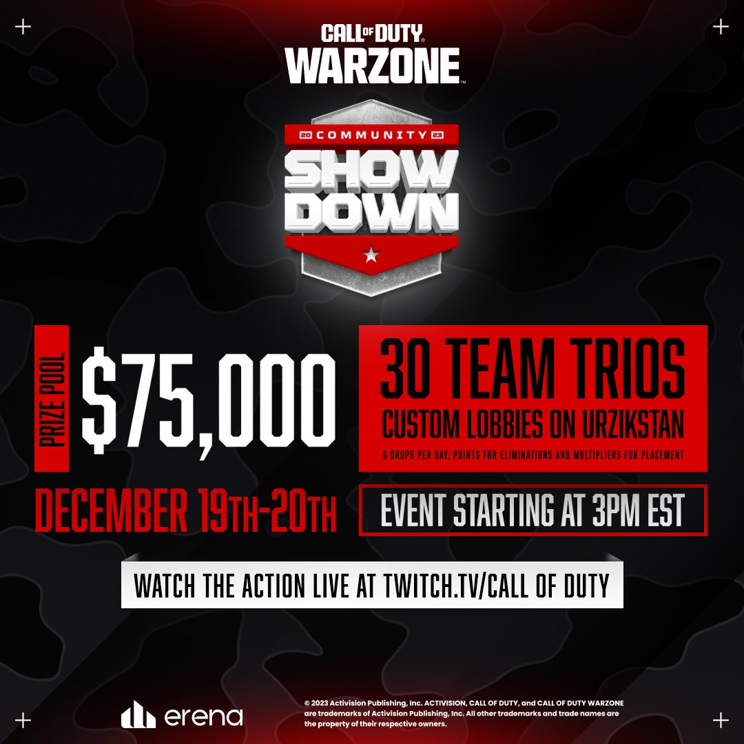 NEW* $75K Warzone Ranked Race Trio Custom Tournament! Day: 1 / Game: 1 