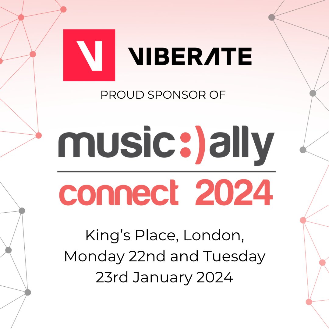 🎉 Big News! Viberate is sponsoring MusicAlly Connect 2024 in London on Jan 22-23! Our co-founder Vasja Veber will present our annual industry report. Join us for a deep dive into music innovation and networking! 🎶 #Viberate #MusicIndustry #Networking