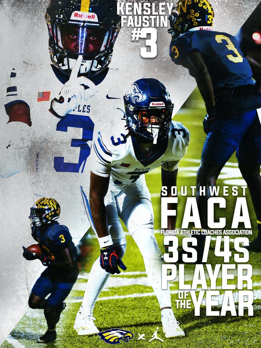 Naples Golden Eagle Football (@naplesfootball) on Twitter photo Congratulations to SWFL FACA (3S/4S) Player of the Year, DB Kensley Faustin (<a href="/FaustinKensley/">Kensley Louidor faustin 🇭🇹 4🌟DB</a> ), for his commitment to <a href="/AuburnFootball/">Auburn Football</a> this morning!
#NaplesFootball Congratulations to SWFL FACA (3S/4S) Player of the Year, DB Kensley Faustin (<a href="/FaustinKensley/">Kensley Louidor faustin 🇭🇹 4🌟DB</a> ), for his commitment to <a href="/AuburnFootball/">Auburn Football</a> this morning!
#NaplesFootball