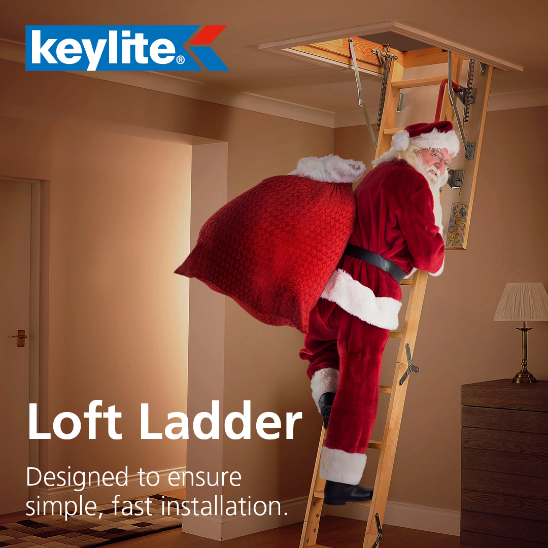Keylite's tweet image. The Keylite Loft Ladder is designed to ensure simple, fast installation. ✔️

Particularly this time of year to bring down those Christmas decorations.🎅

Find out more about our loft ladders: keyliteroofwindows.com/products/loft-… 

#LoftLadders #LoftConversion #LoftStorage