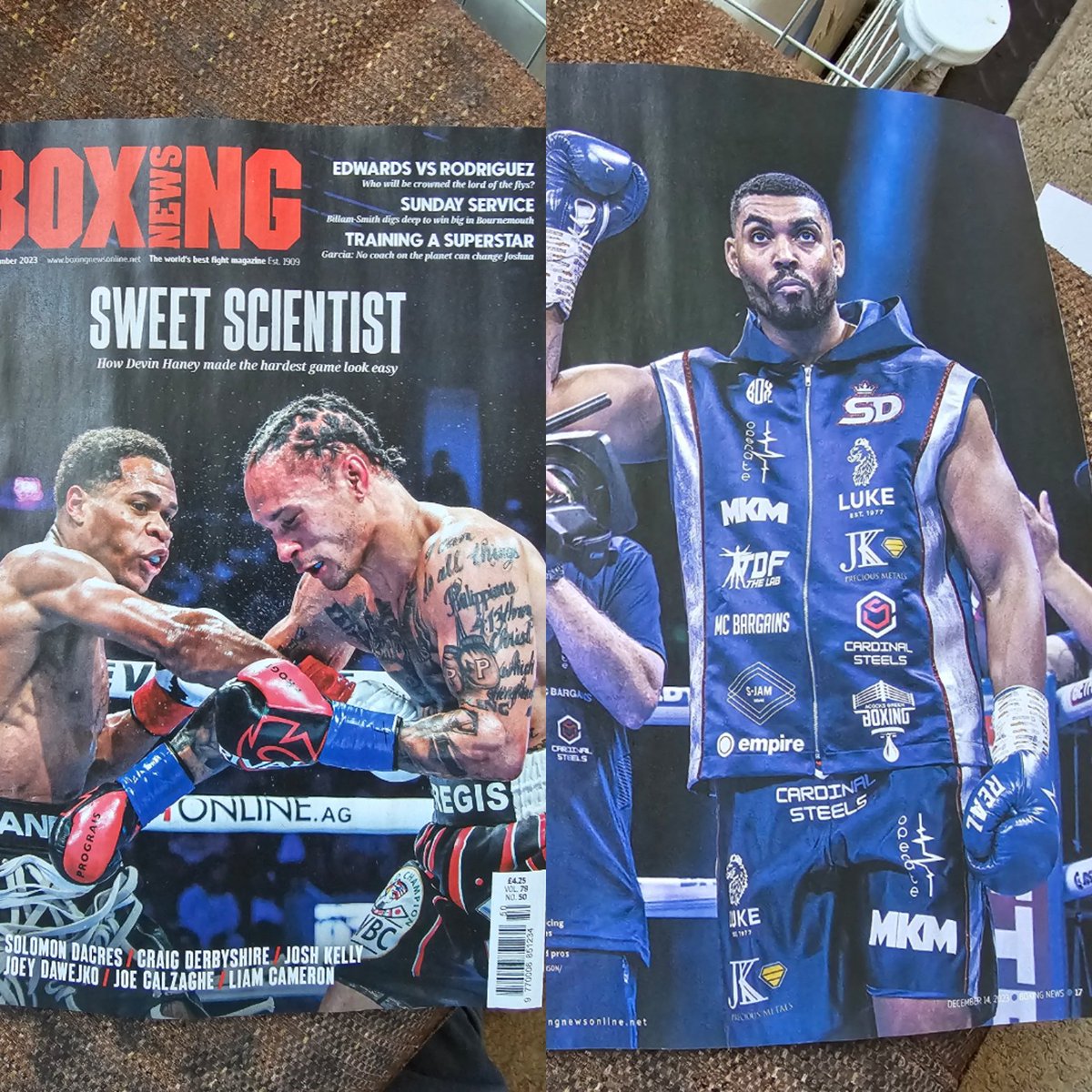 Pick up this week's Boxing News, and you can read my interview with British heavyweight @SolomonDacres In shops now and available to download via the BN app.