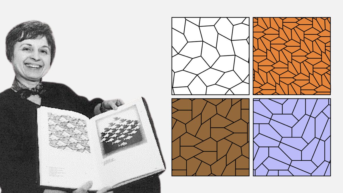 In the 1970s, Marjorie Rice, a San Diego housewife and mother of five, was at her kitchen table when she uncovered numerous new geometric patterns, which experts had believed to be impossible. With no education beyond high school, Rice had, by 1976, discovered 58 unique types of