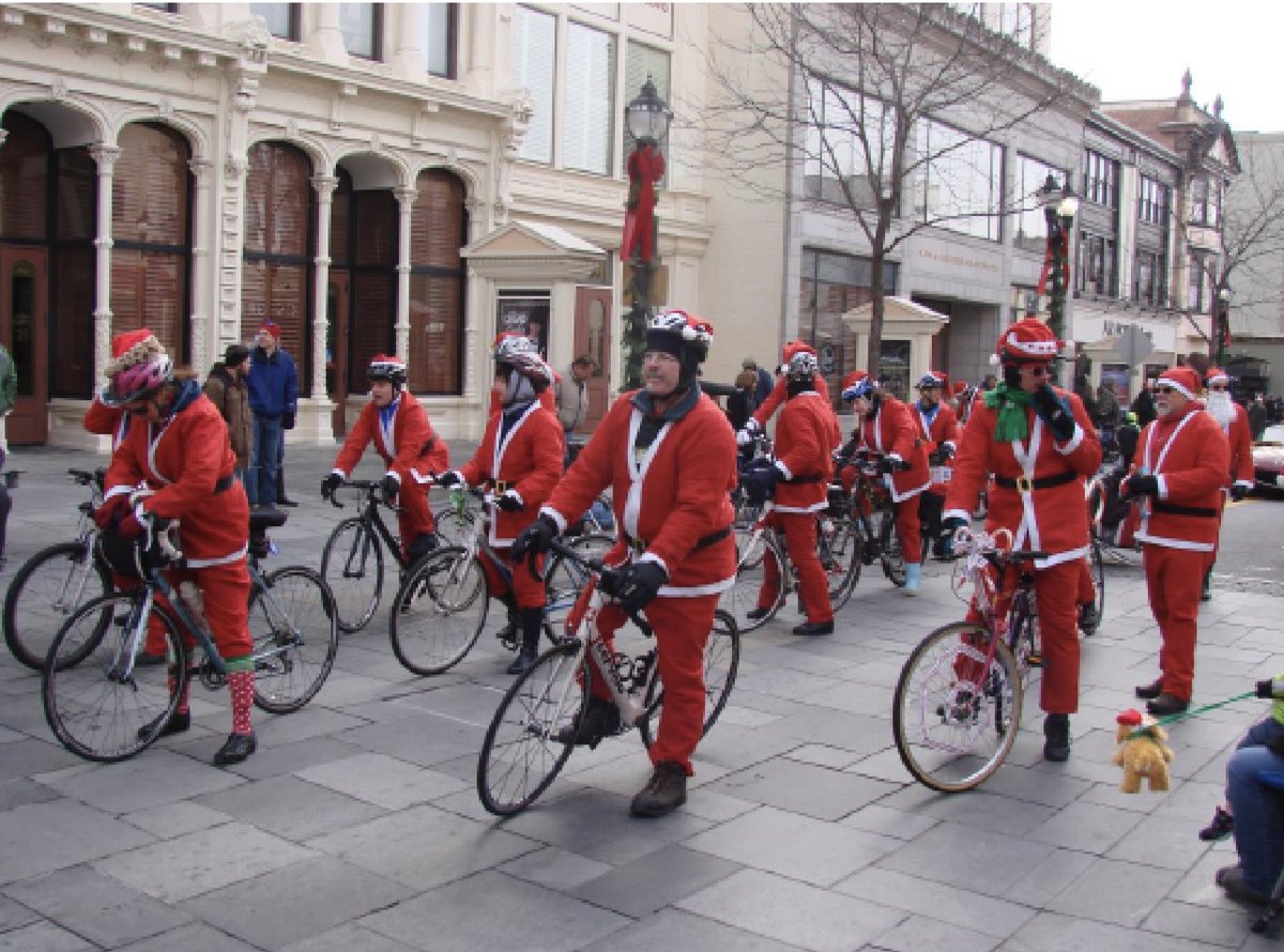 Ready. Set. Santas. #santaonbike #throwbackthursday #wcbcnext50